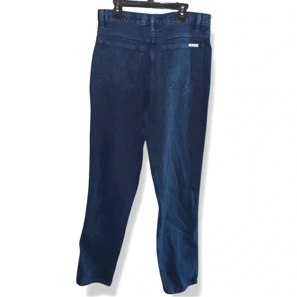 Vintage Y2K Bill Blass Dark Wash High Rise Mom Jeans Excellent Condition - 30”